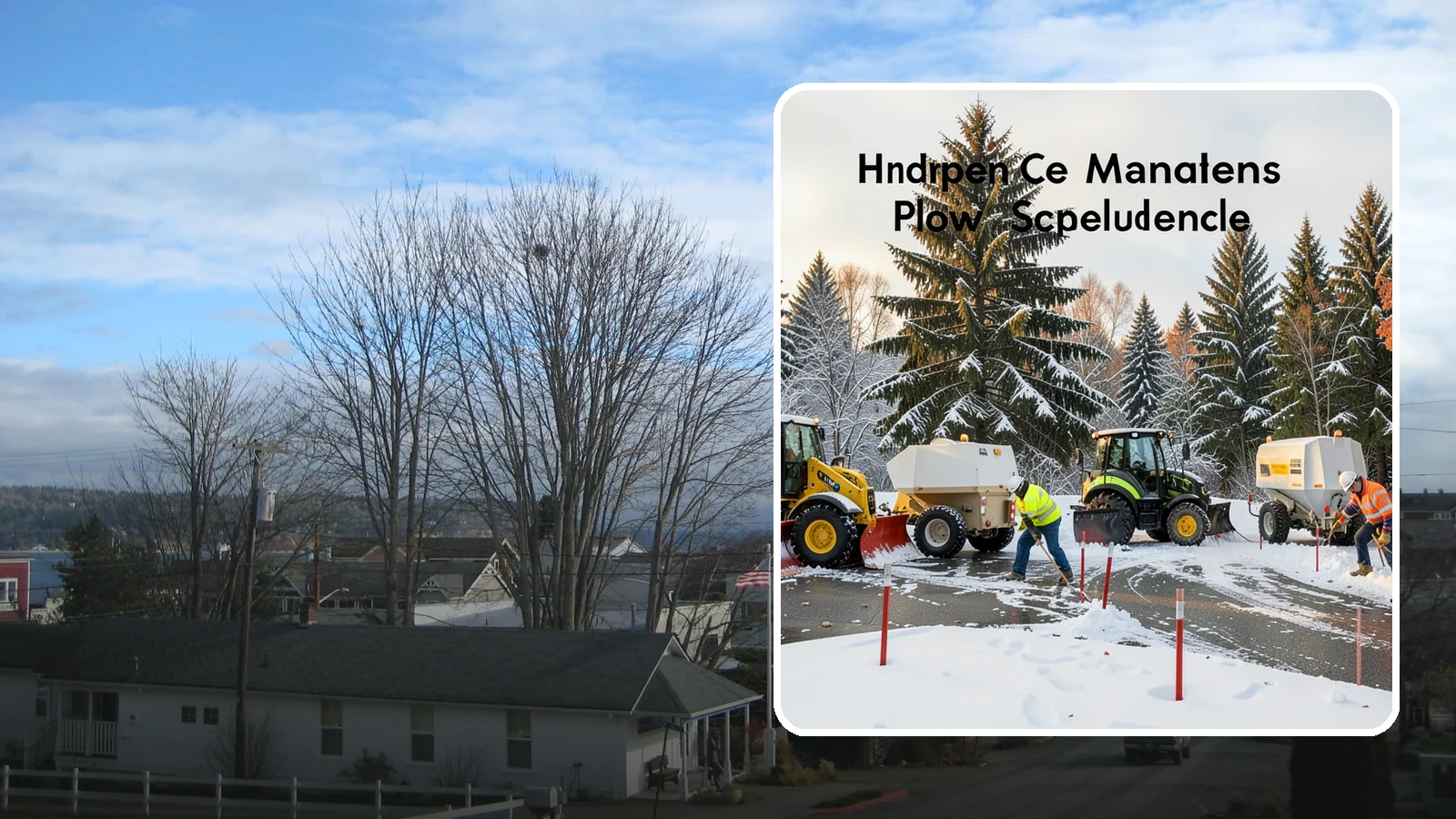 Snow Stake Installation in Langley, Island County, WA - We install measurement snow stakes so you and our crew can verify accumulation depth and trigger service at the right moment.