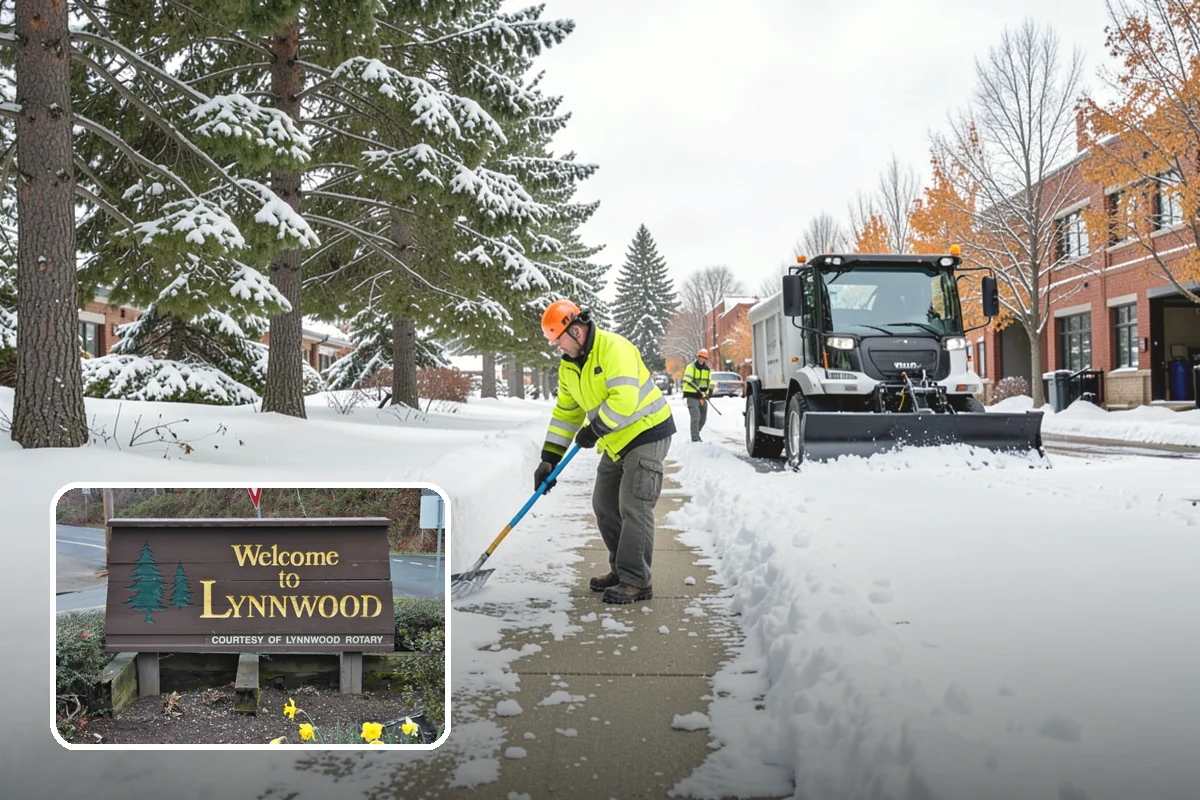 Snow Stake Installation in Lynnwood, Snohomish County, WA - Provides objective accumulation readings for trigger-based contracts