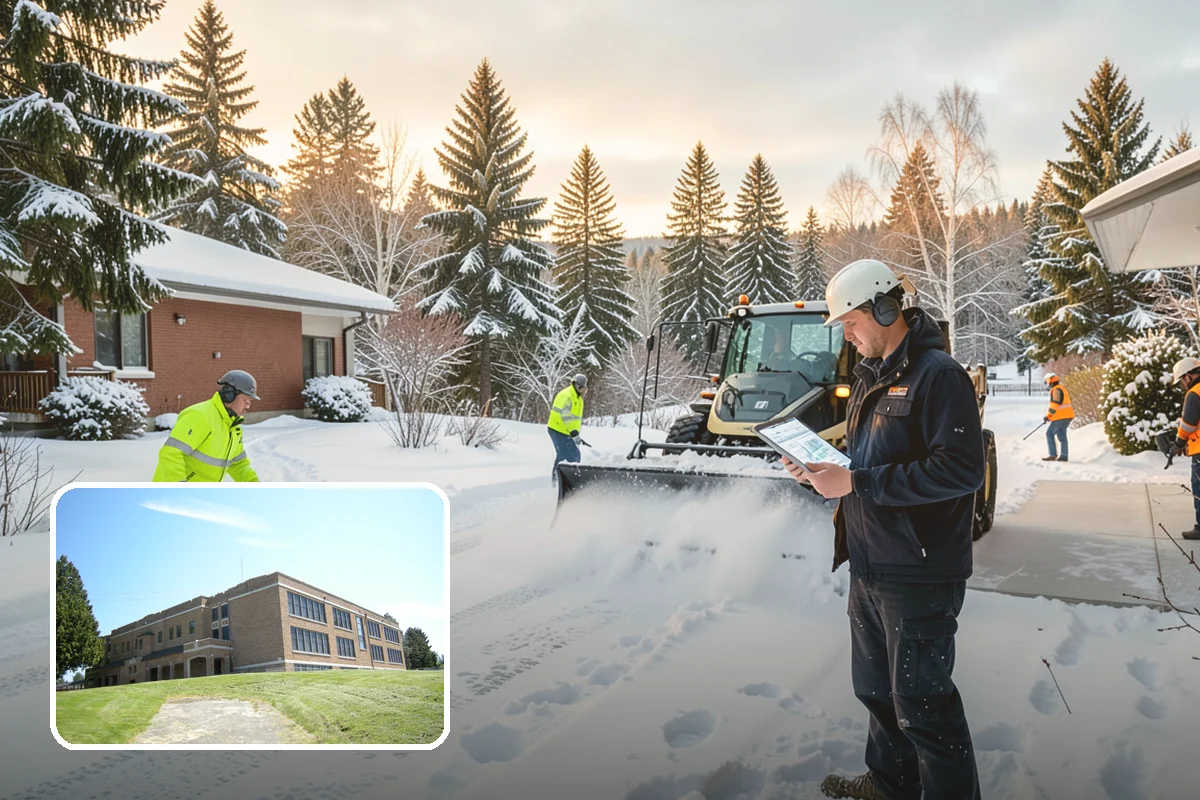 Snow Stake Installation in Maple Valley, King County, WA - Provides objective accumulation readings for trigger-based contracts