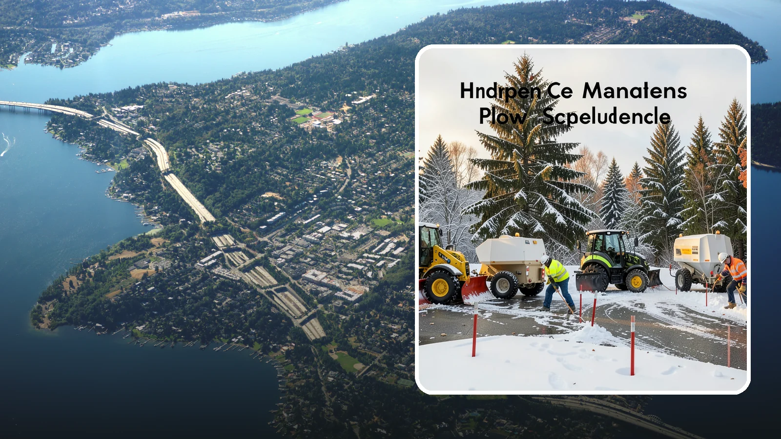 Snow Stake Installation in Mercer Island, King County, WA - We install measurement snow stakes so you and our crew can verify accumulation depth and trigger service at the right moment.