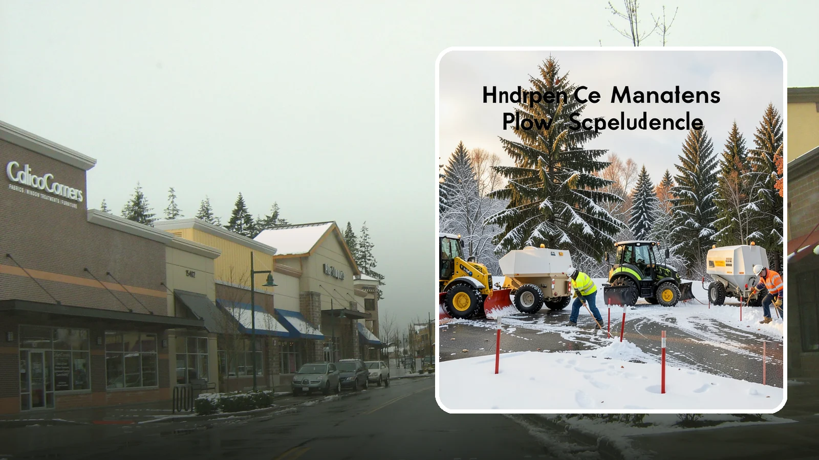 Snow Stake Installation in Mill Creek, Snohomish County, WA - We install measurement snow stakes so you and our crew can verify accumulation depth and trigger service at the right moment.