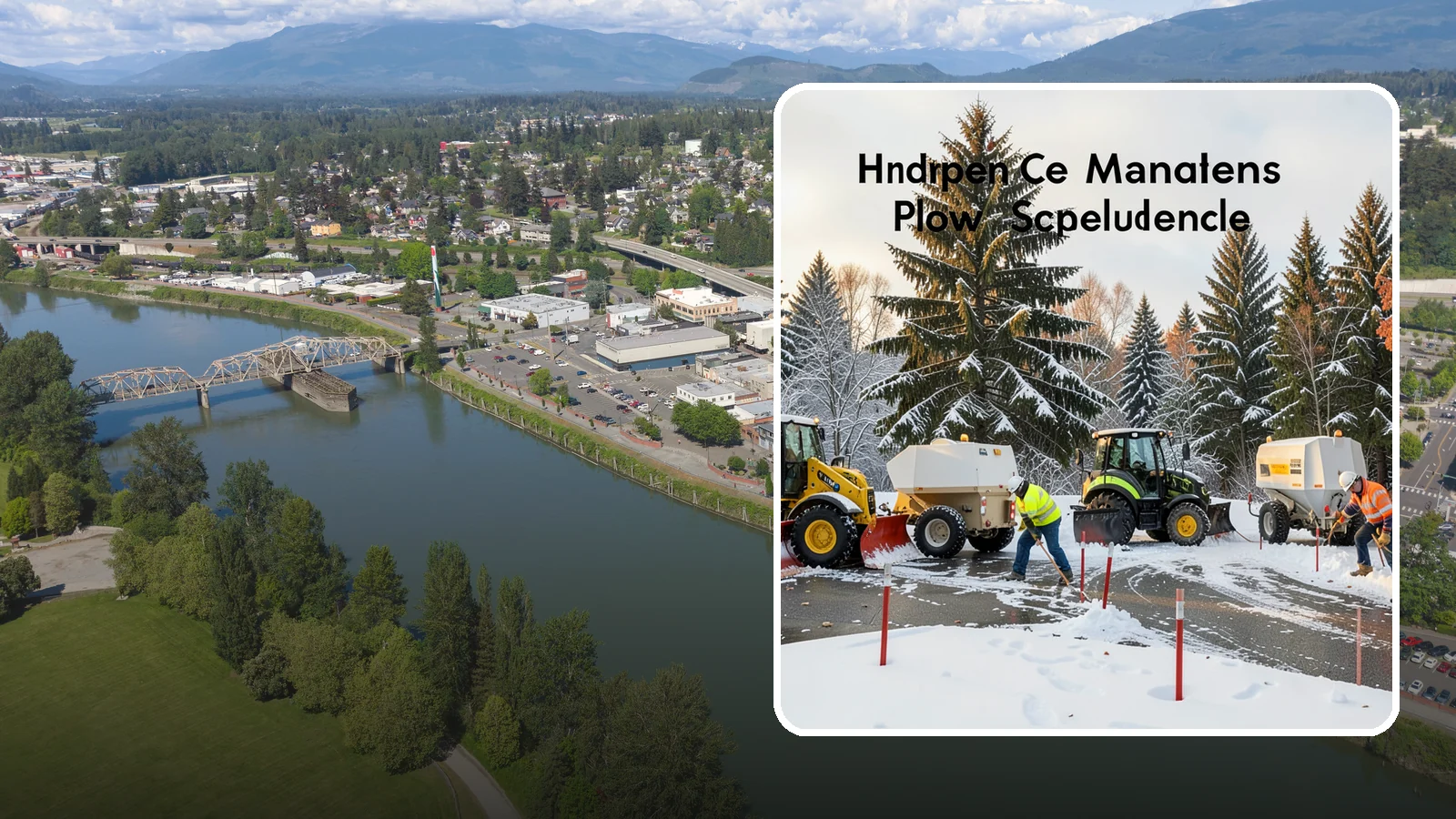 Snow Stake Installation in Mount Vernon, Skagit County, WA - We install measurement snow stakes so you and our crew can verify accumulation depth and trigger service at the right moment.