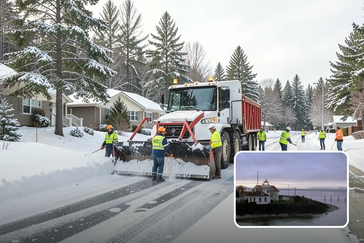 Snow Stake Installation in Mukilteo, Snohomish County, WA - Provides objective accumulation readings for trigger-based contracts
