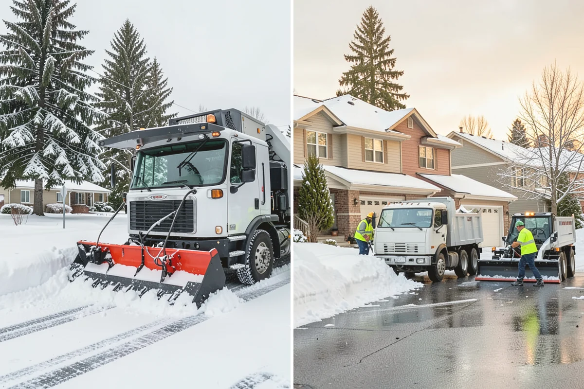 Snow Stake Installation in Oak Harbor, Island County, WA - We choose representative open locations away from drifts and eaves