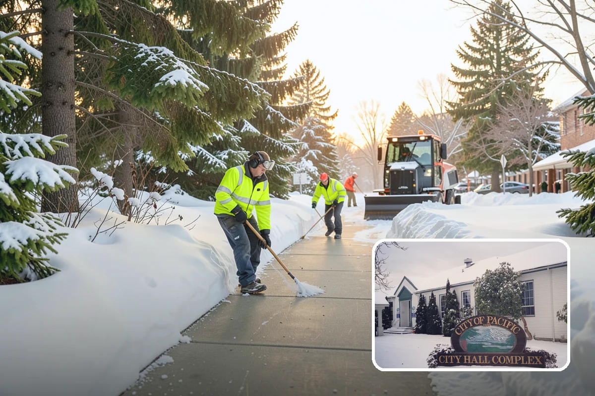 Snow Stake Installation in Pacific, King County, WA - Provides objective accumulation readings for trigger-based contracts