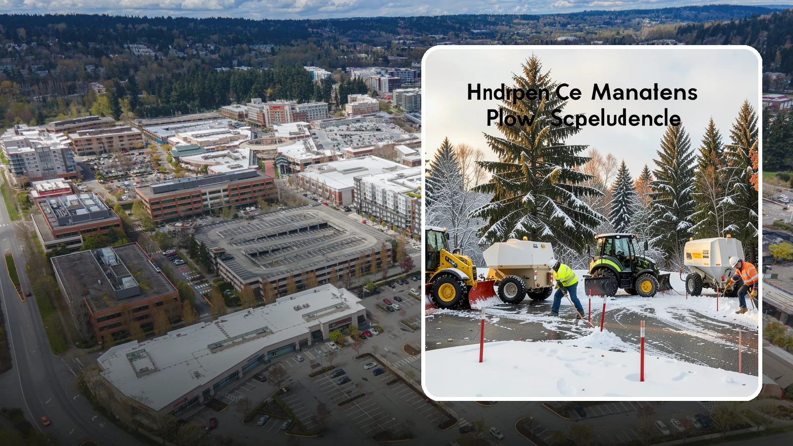 Snow Stake Installation in Redmond, King County, WA - We install measurement snow stakes so you and our crew can verify accumulation depth and trigger service at the right moment.