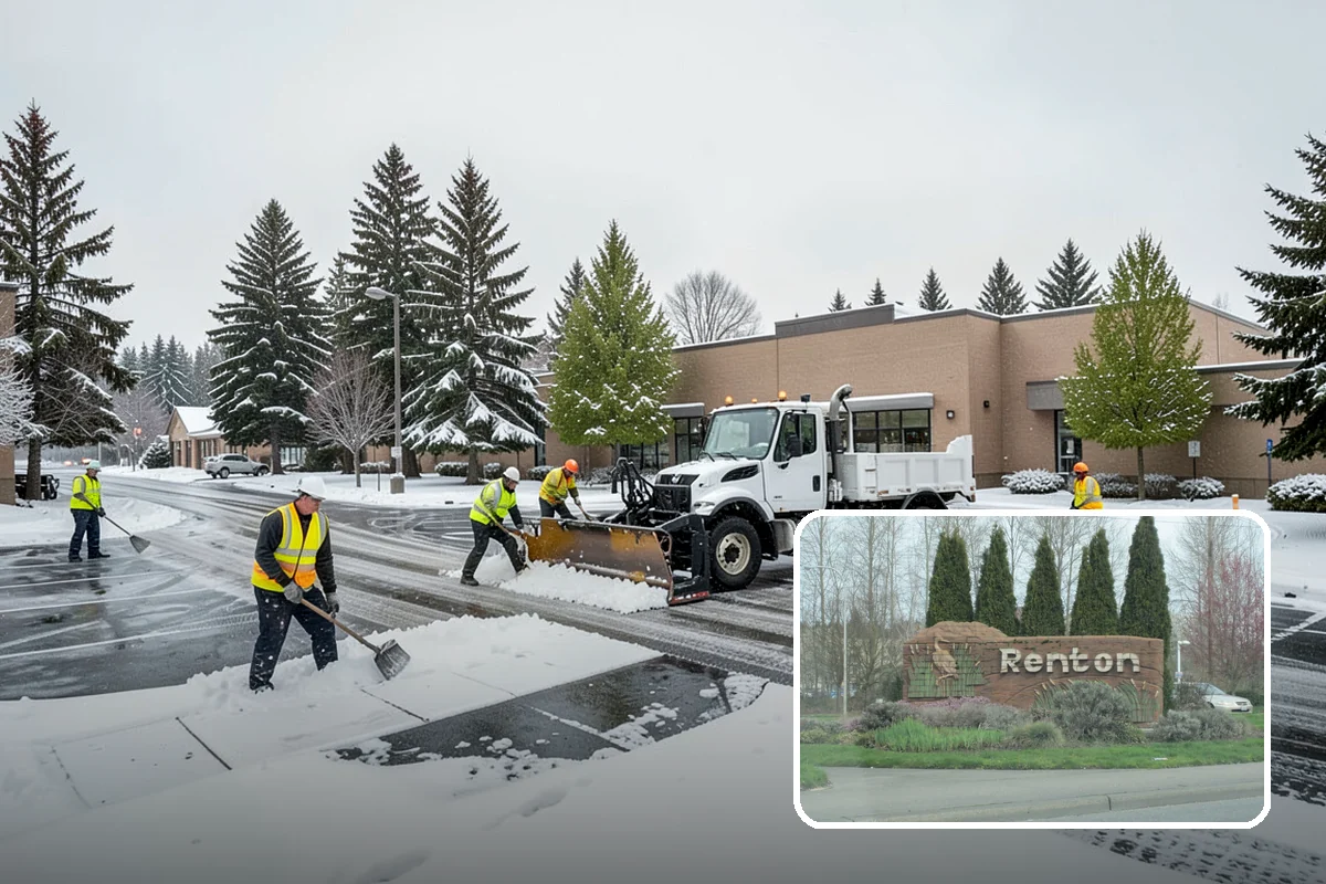 Snow Stake Installation in Renton, King County, WA - Provides objective accumulation readings for trigger-based contracts