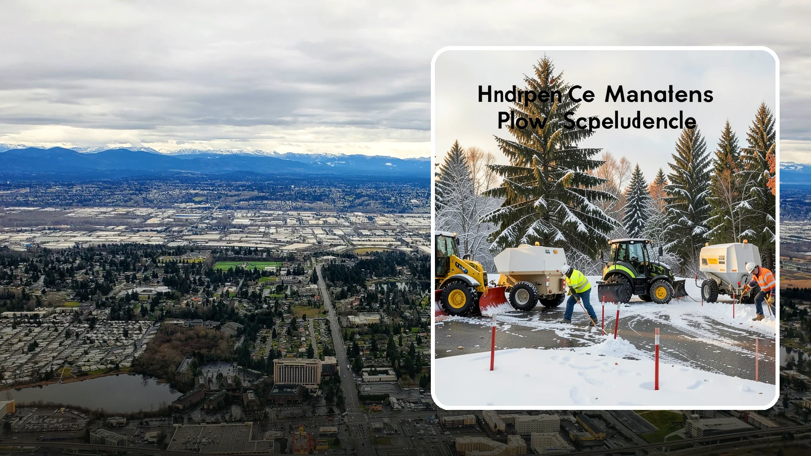 Snow Stake Installation in SeaTac, King County, WA - We install measurement snow stakes so you and our crew can verify accumulation depth and trigger service at the right moment.
