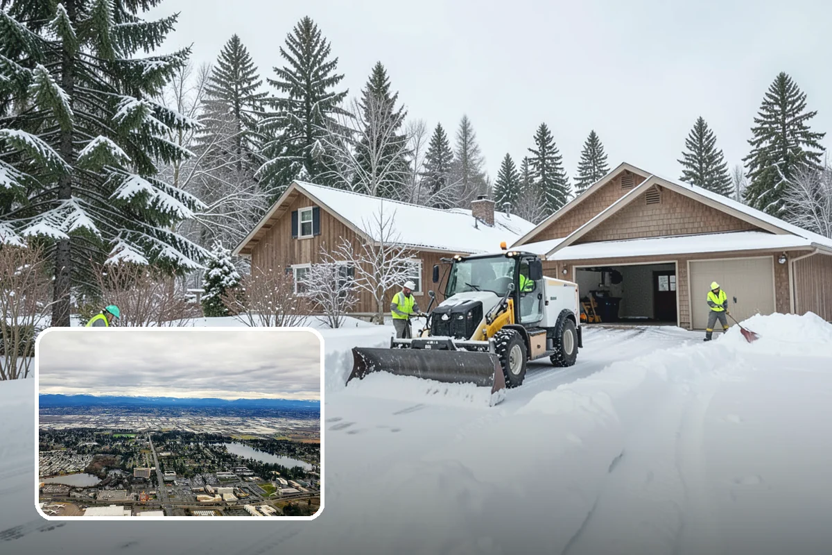Snow Stake Installation in SeaTac, King County, WA - Provides objective accumulation readings for trigger-based contracts