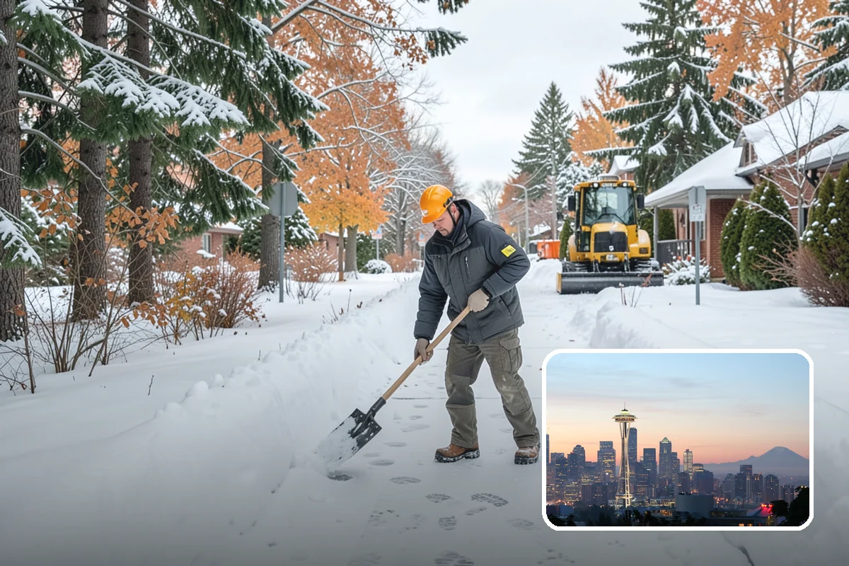 Snow Stake Installation in Seattle, King County, WA - Provides objective accumulation readings for trigger-based contracts