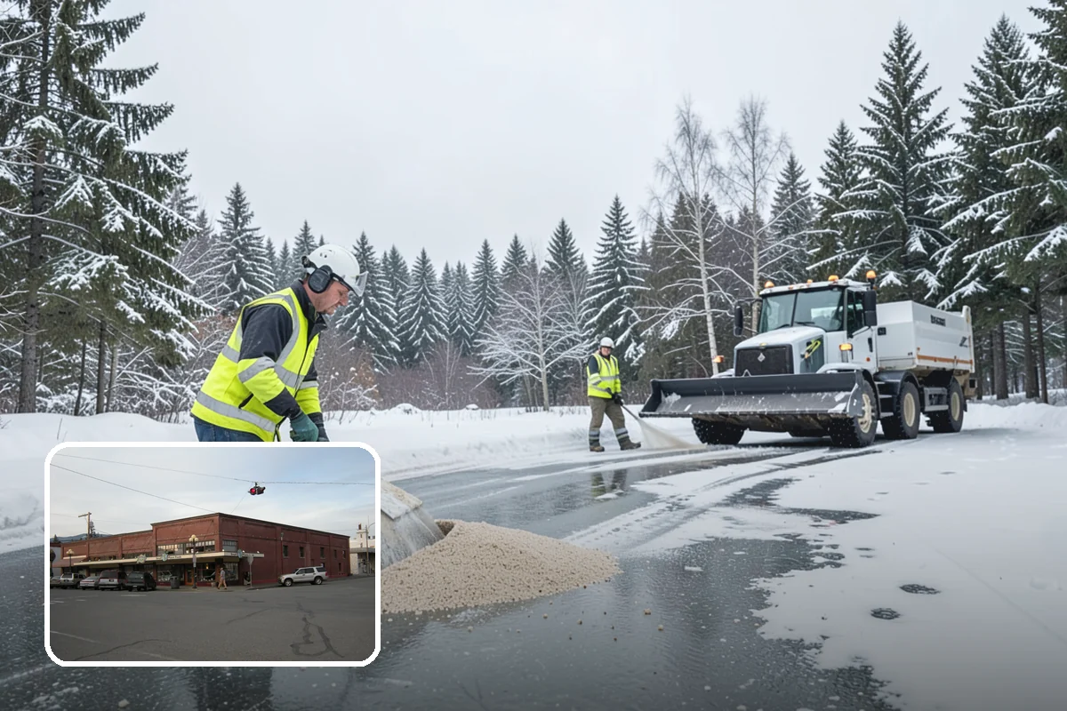 Snow Stake Installation in Sedro-Woolley, Skagit County, WA - Provides objective accumulation readings for trigger-based contracts
