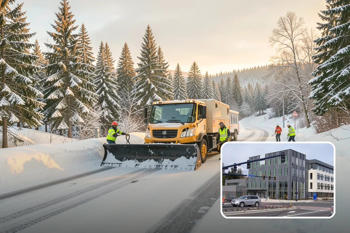Snow Stake Installation in Shoreline, King County, WA - Provides objective accumulation readings for trigger-based contracts