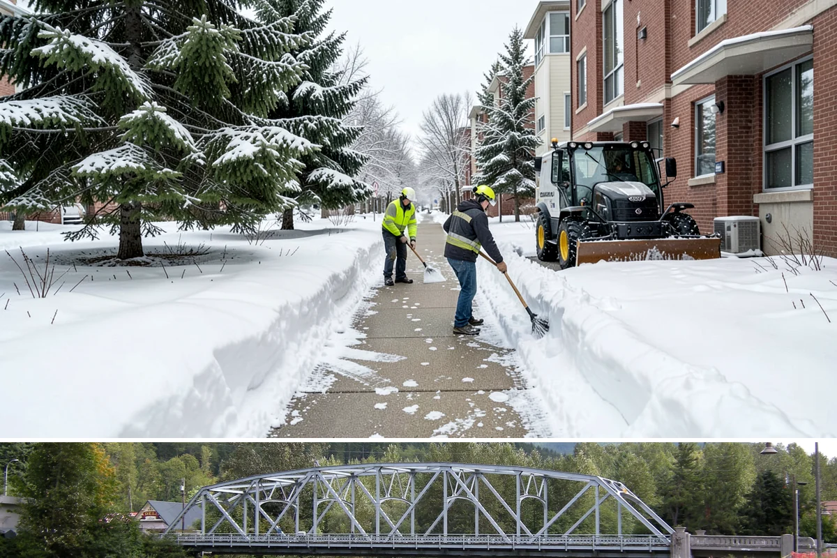 Snow Stake Installation in Skykomish, King County, WA - We set measurement stakes at the start of the contract season in November so every storm is gauged consistently through March.