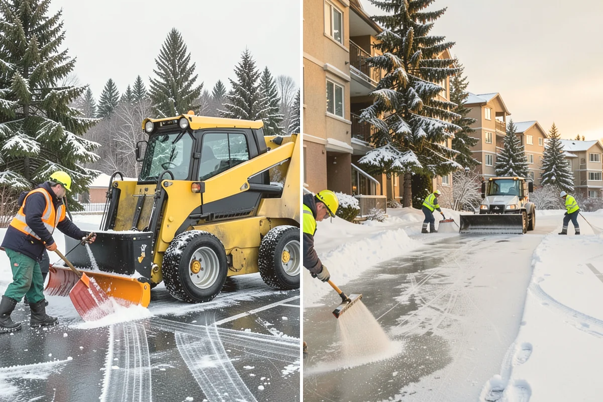 Snow Stake Installation in Snohomish, Snohomish County, WA - We choose representative open locations away from drifts and eaves