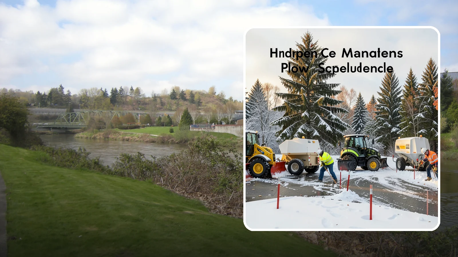 Snow Stake Installation in Tukwila, King County, WA - We install measurement snow stakes so you and our crew can verify accumulation depth and trigger service at the right moment.