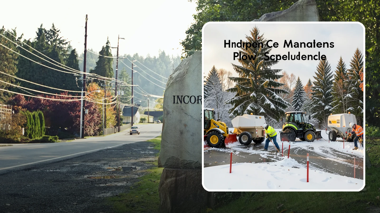 Snow Stake Installation in Wilkeson, Pierce County, WA - We install measurement snow stakes so you and our crew can verify accumulation depth and trigger service at the right moment.
