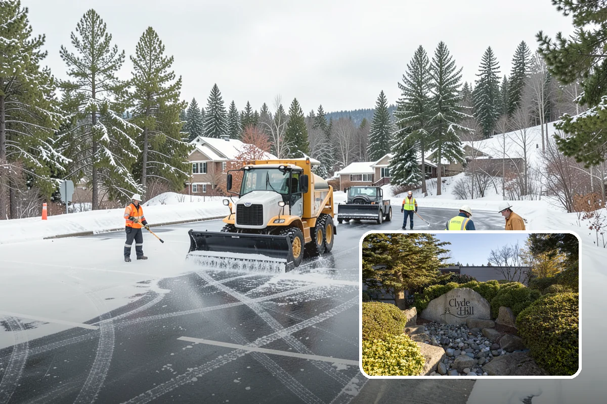 Snow Standby Service in Clyde Hill, King County, WA - Dedicated crew and equipment reserved for you