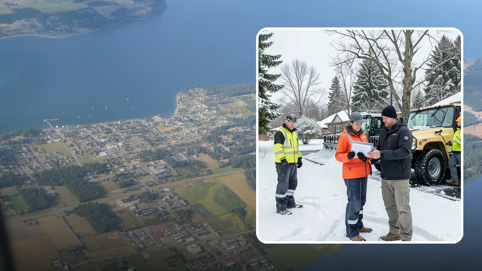 Snow Standby Service in Coupeville, Island County, WA - A reserved crew held ready for your property so a response is guaranteed the moment you need one.