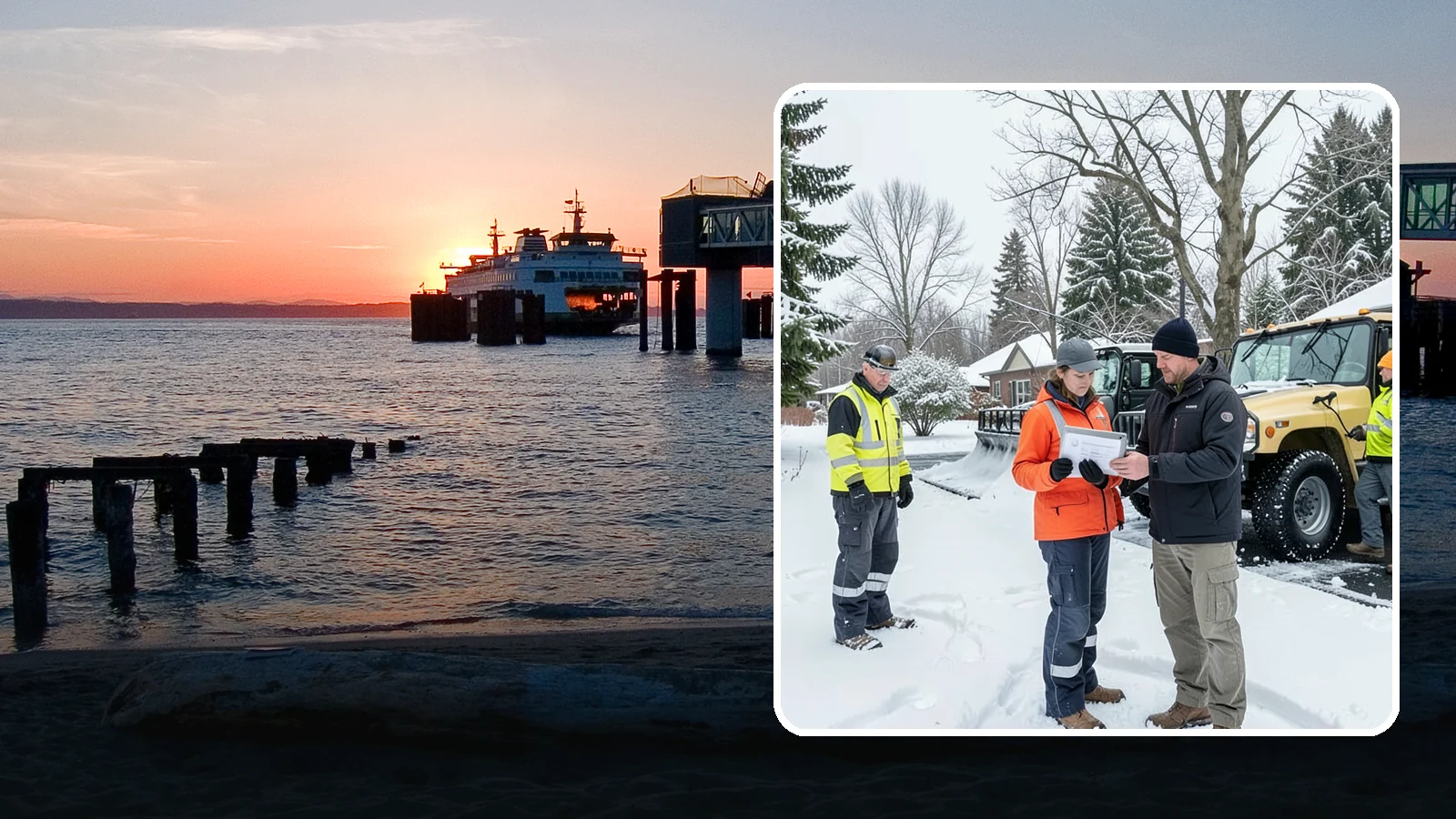 Snow Standby Service in Edmonds, Snohomish County, WA - A reserved crew held ready for your property so a response is guaranteed the moment you need one.