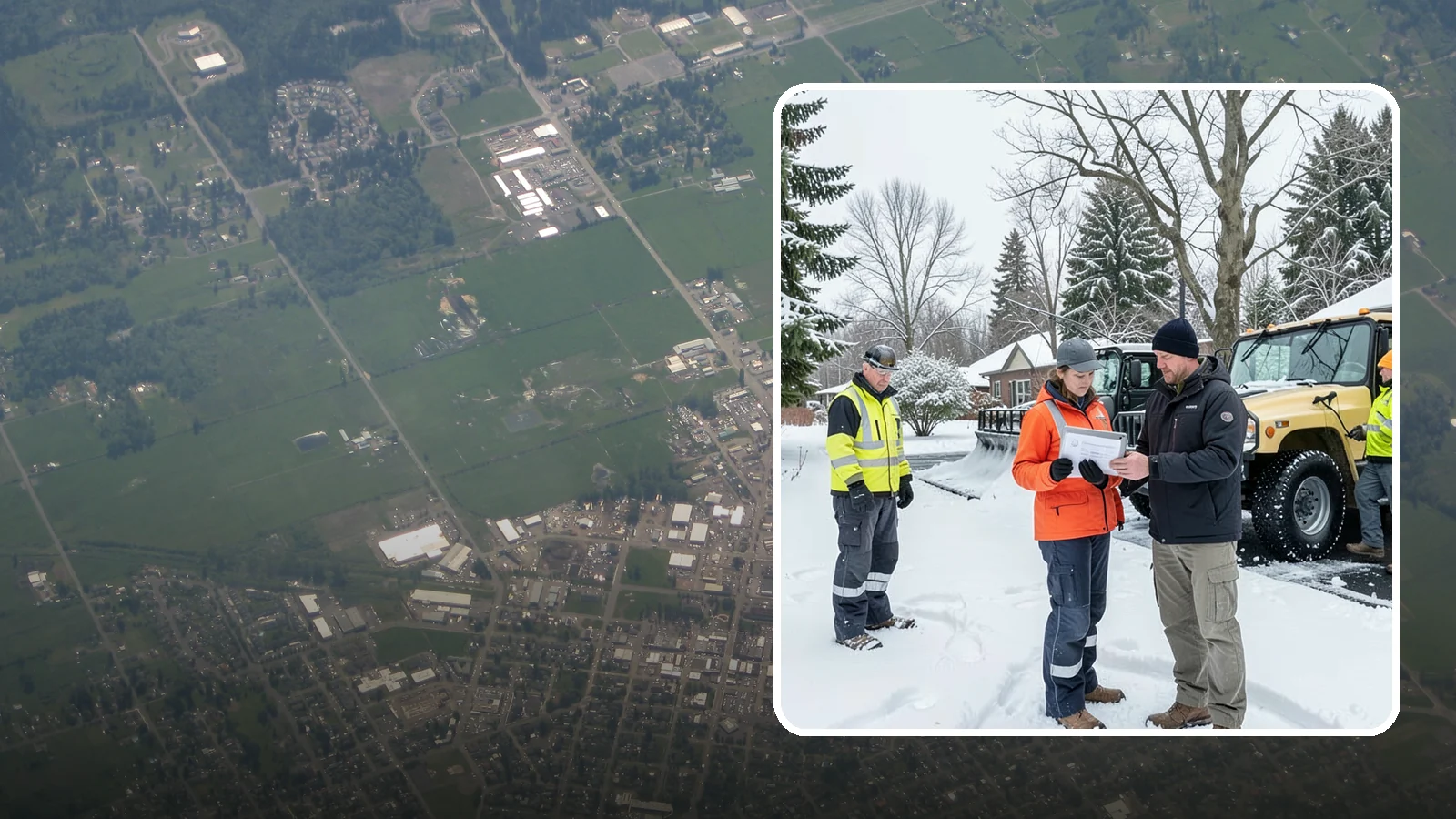 Snow Standby Service in Enumclaw, King County, WA - A reserved crew held ready for your property so a response is guaranteed the moment you need one.