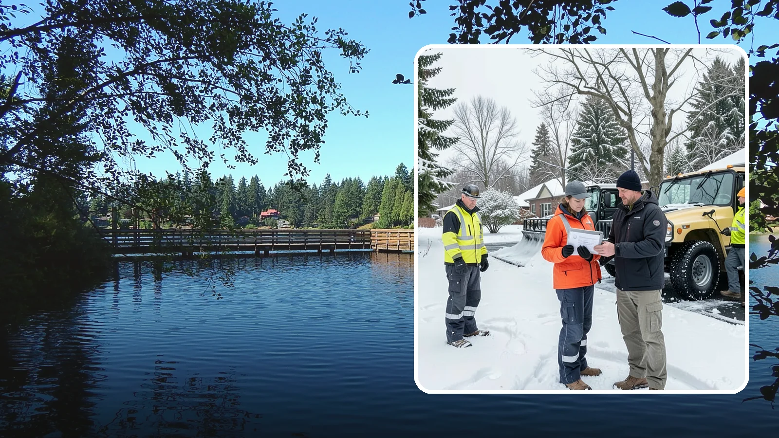 Snow Standby Service in Federal Way, King County, WA - A reserved crew held ready for your property so a response is guaranteed the moment you need one.