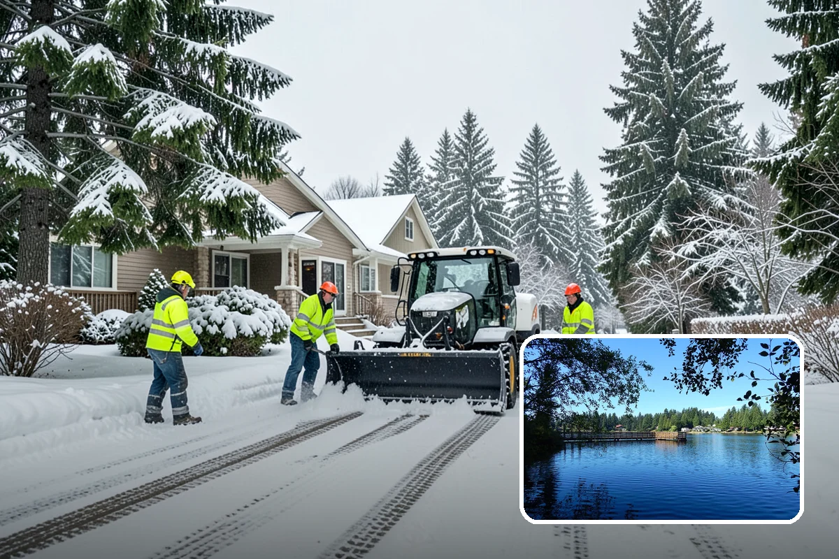 Snow Standby Service in Federal Way, King County, WA - Dedicated crew and equipment reserved for you