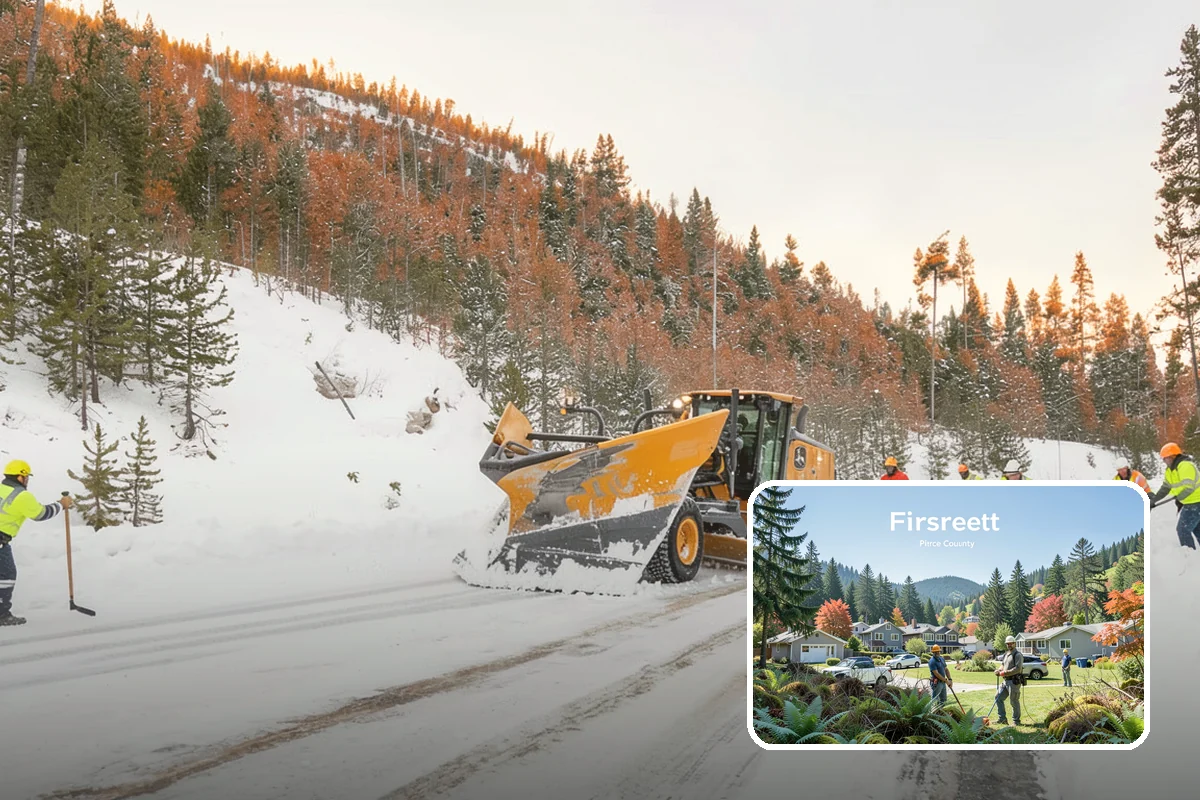 Snow Standby Service in Fircrest, Pierce County, WA - Dedicated crew and equipment reserved for you