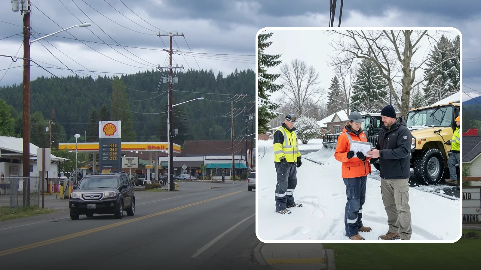 Snow Standby Service in Granite Falls, Snohomish County, WA - A reserved crew held ready for your property so a response is guaranteed the moment you need one.