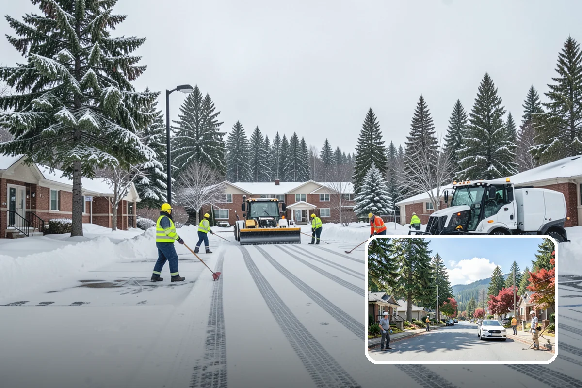 Snow Standby Service in Hunts Point, King County, WA - Dedicated crew and equipment reserved for you