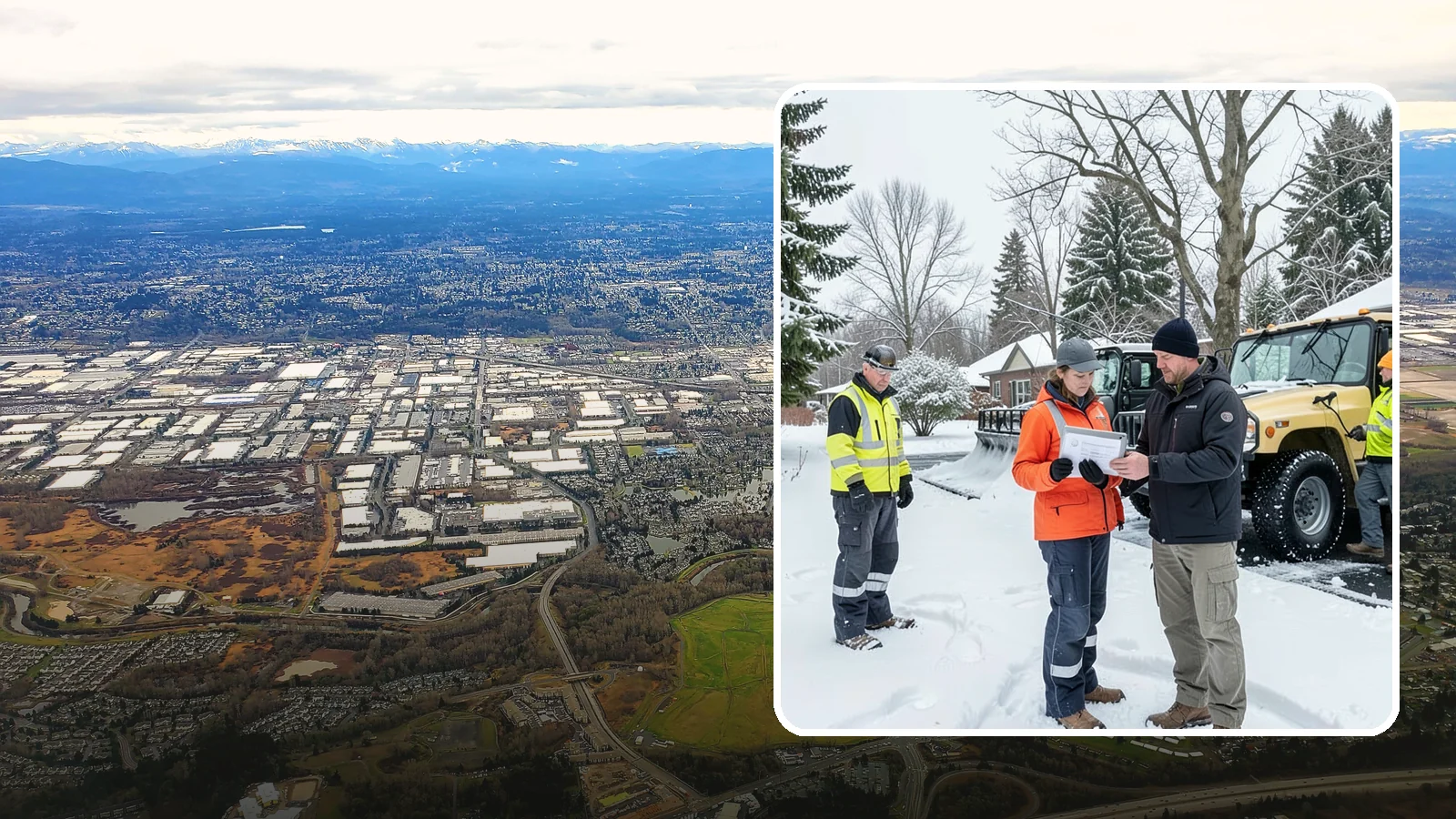 Snow Standby Service in Kent, King County, WA - A reserved crew held ready for your property so a response is guaranteed the moment you need one.