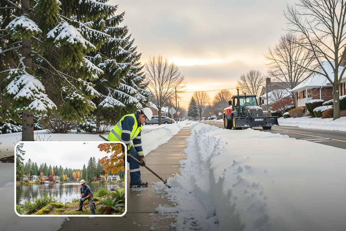 Snow Standby Service in La Conner, Skagit County, WA - Dedicated crew and equipment reserved for you