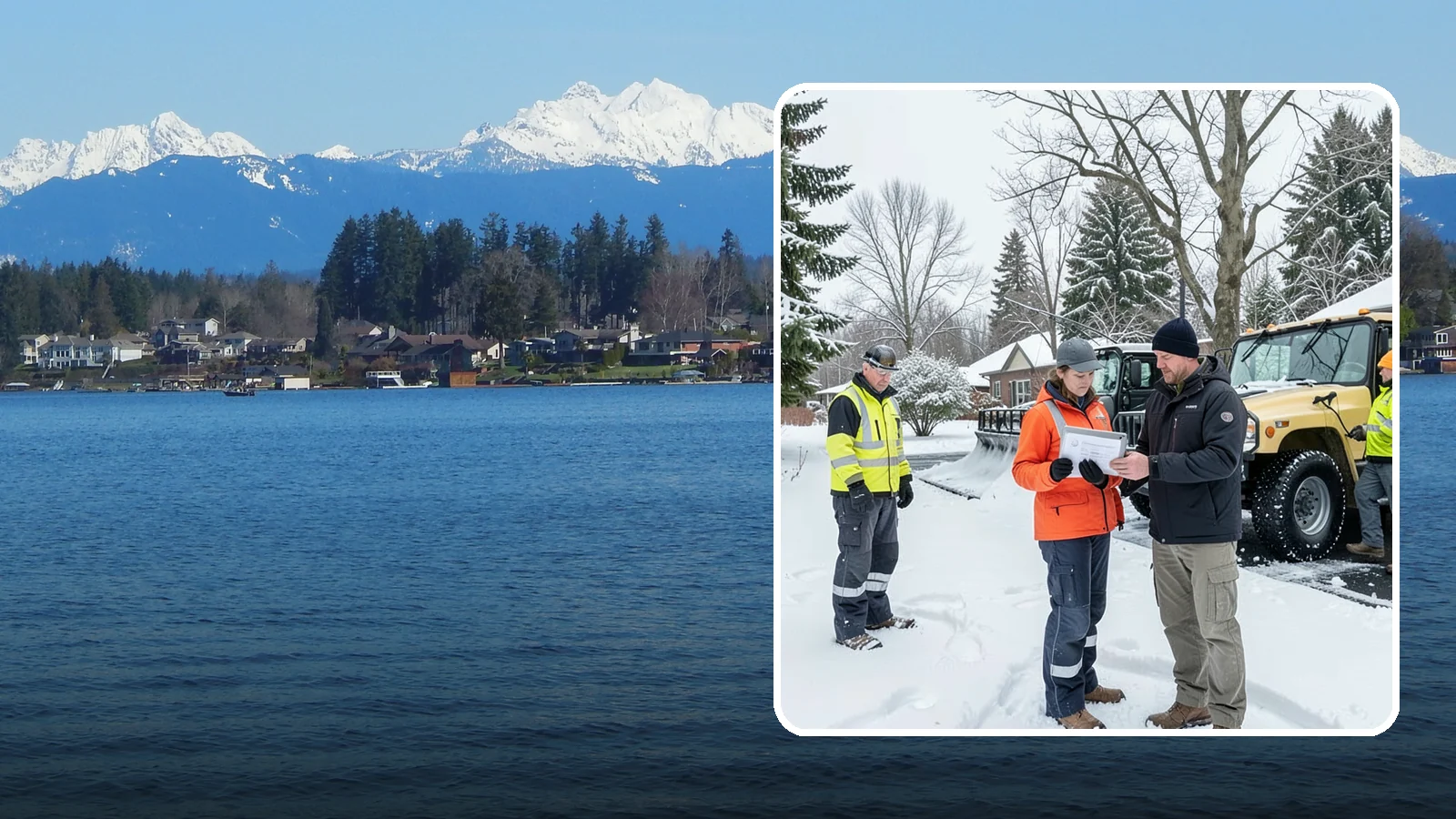 Snow Standby Service in Lake Stevens, Snohomish County, WA - A reserved crew held ready for your property so a response is guaranteed the moment you need one.