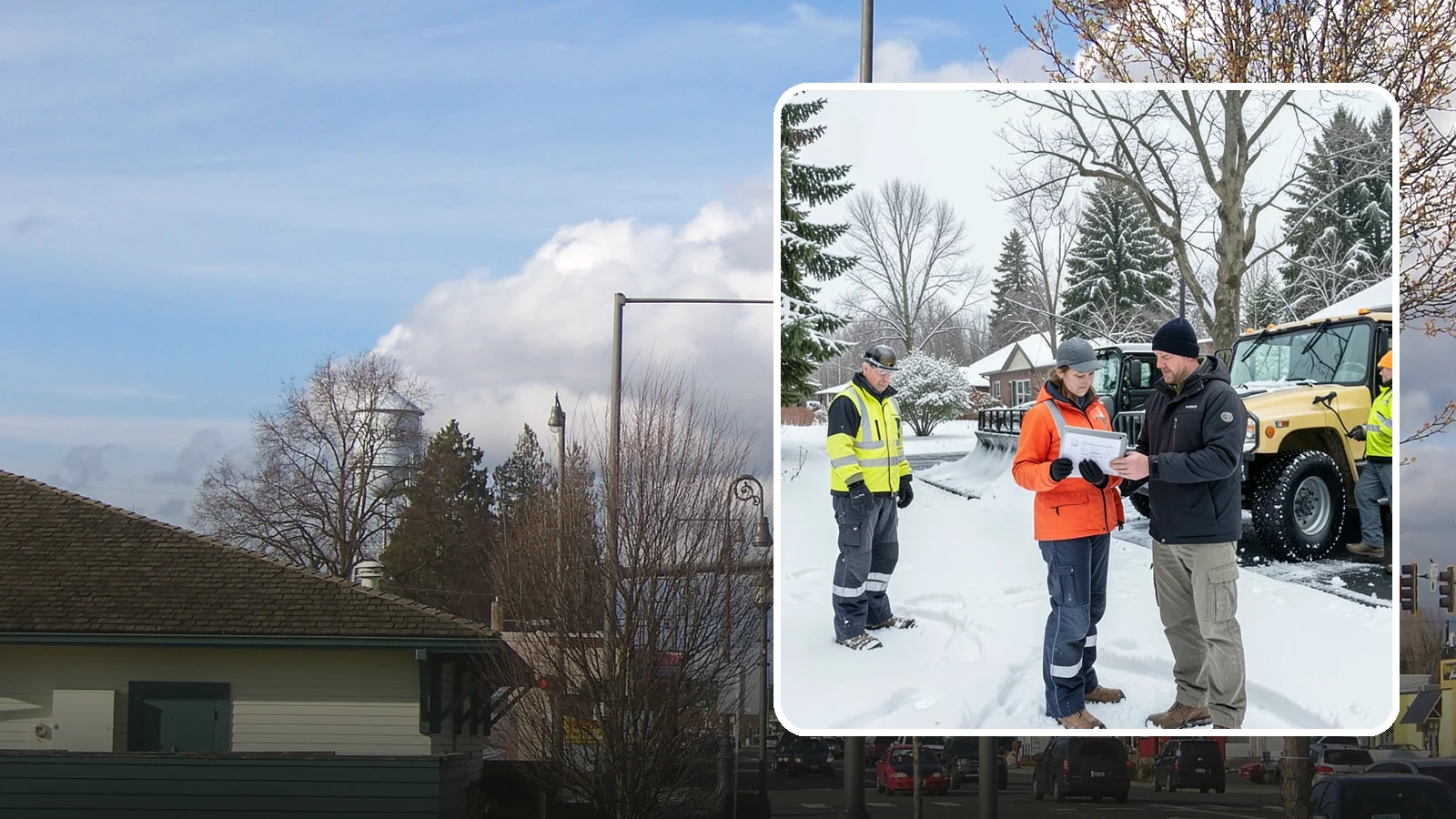 Snow Standby Service in Marysville, Snohomish County, WA - A reserved crew held ready for your property so a response is guaranteed the moment you need one.