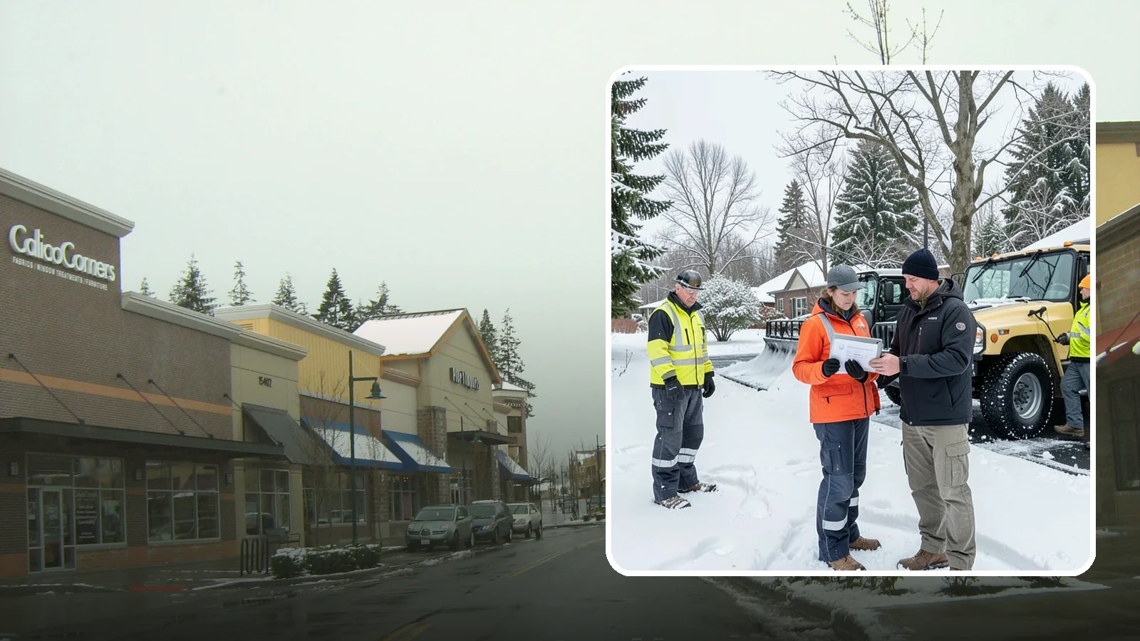 Snow Standby Service in Mill Creek, Snohomish County, WA - A reserved crew held ready for your property so a response is guaranteed the moment you need one.