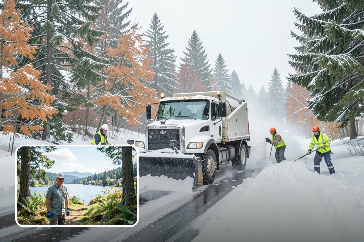Snow Standby Service in Milton, King County, WA - Dedicated crew and equipment reserved for you