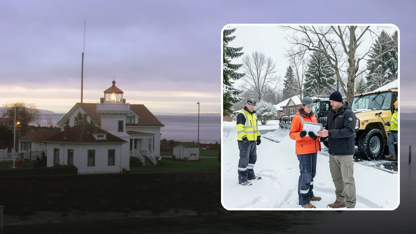 Snow Standby Service in Mukilteo, Snohomish County, WA - A reserved crew held ready for your property so a response is guaranteed the moment you need one.
