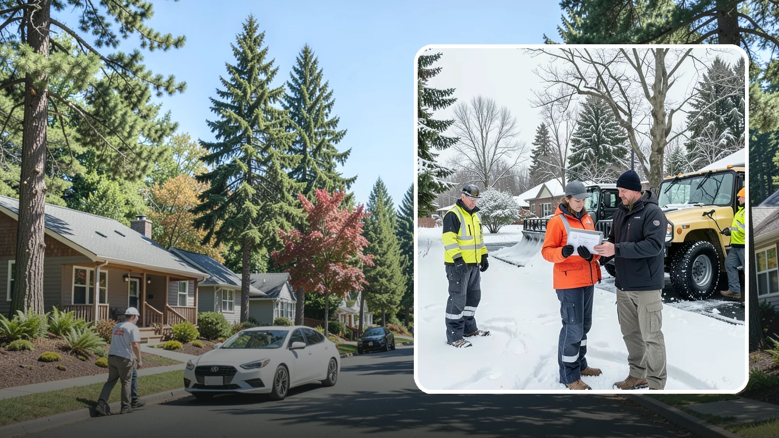 Snow Standby Service in Orting, Pierce County, WA - A reserved crew held ready for your property so a response is guaranteed the moment you need one.