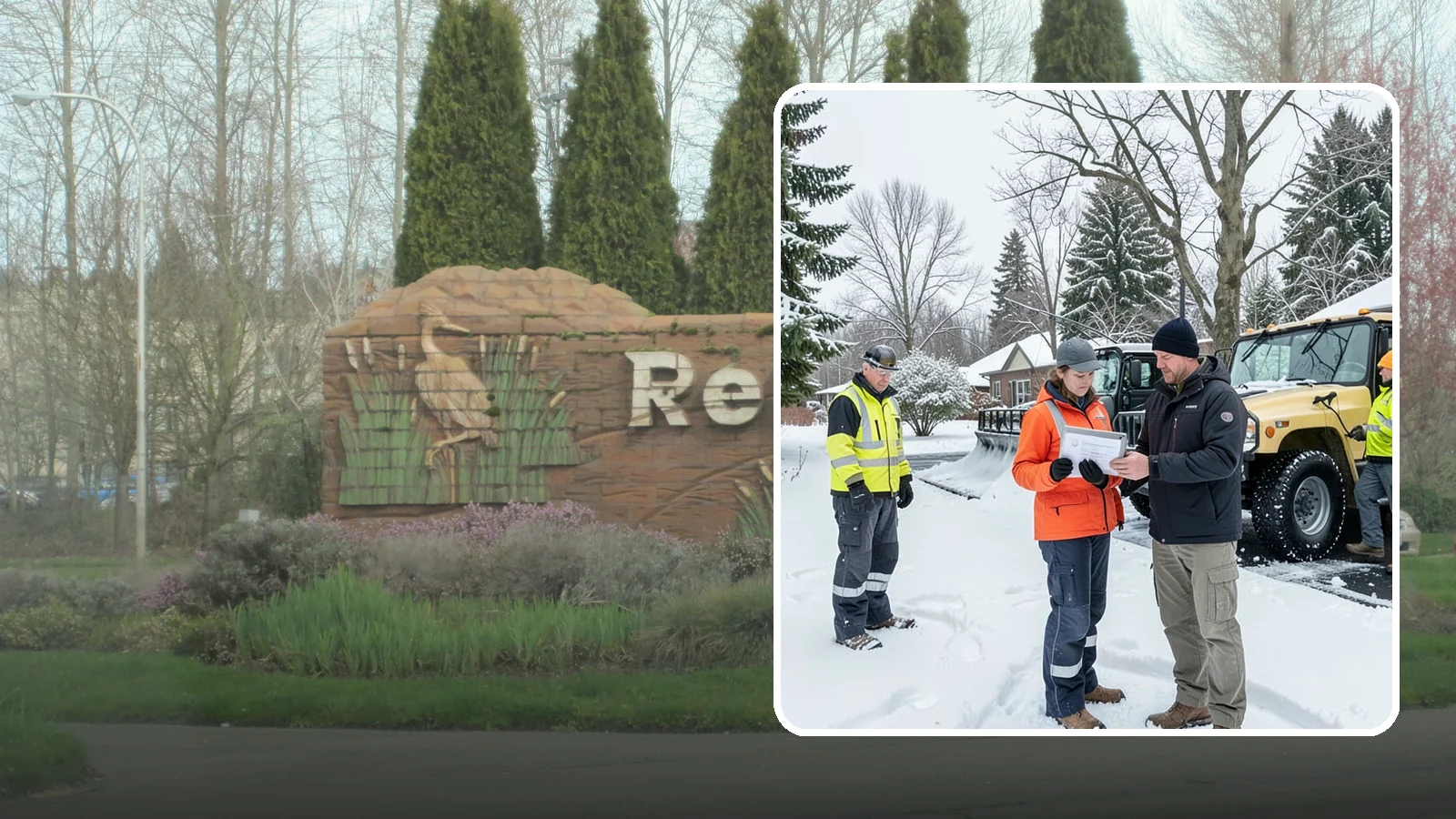 Snow Standby Service in Renton, King County, WA - A reserved crew held ready for your property so a response is guaranteed the moment you need one.