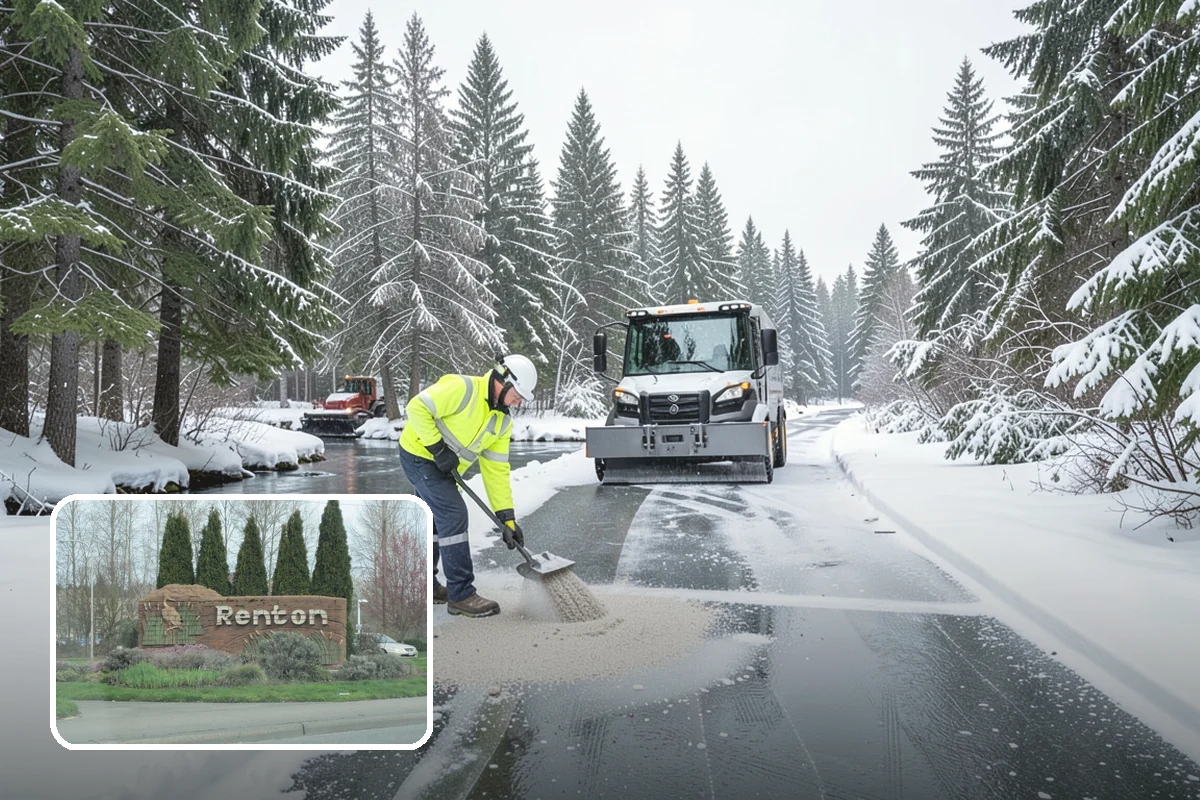 Snow Standby Service in Renton, King County, WA - Dedicated crew and equipment reserved for you
