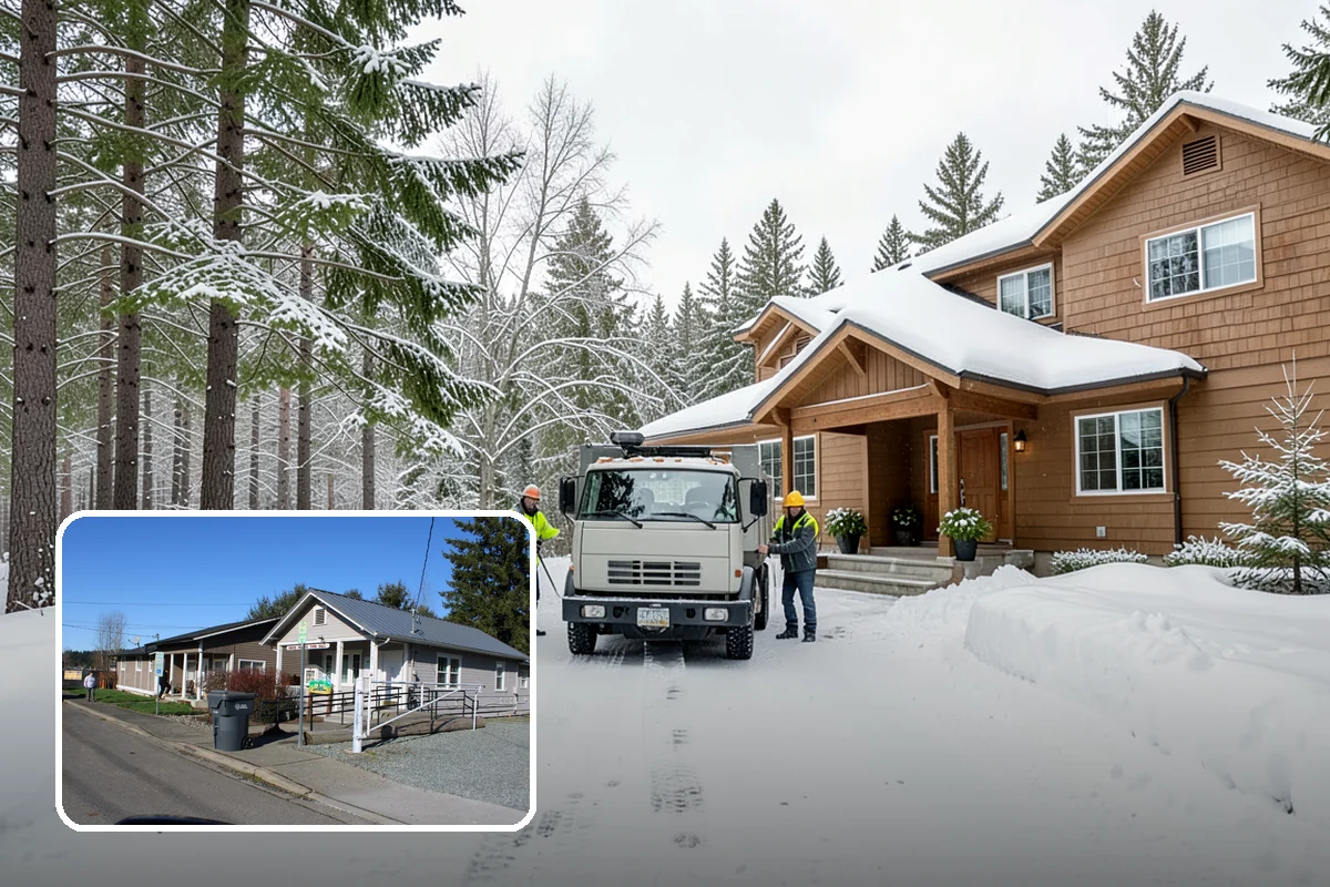 Snow Standby Service in South Prairie, Pierce County, WA - Dedicated crew and equipment reserved for you