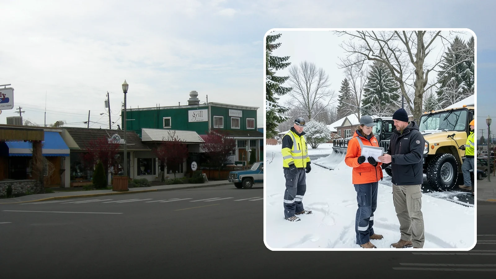 Snow Standby Service in Stanwood, Snohomish County, WA - A reserved crew held ready for your property so a response is guaranteed the moment you need one.