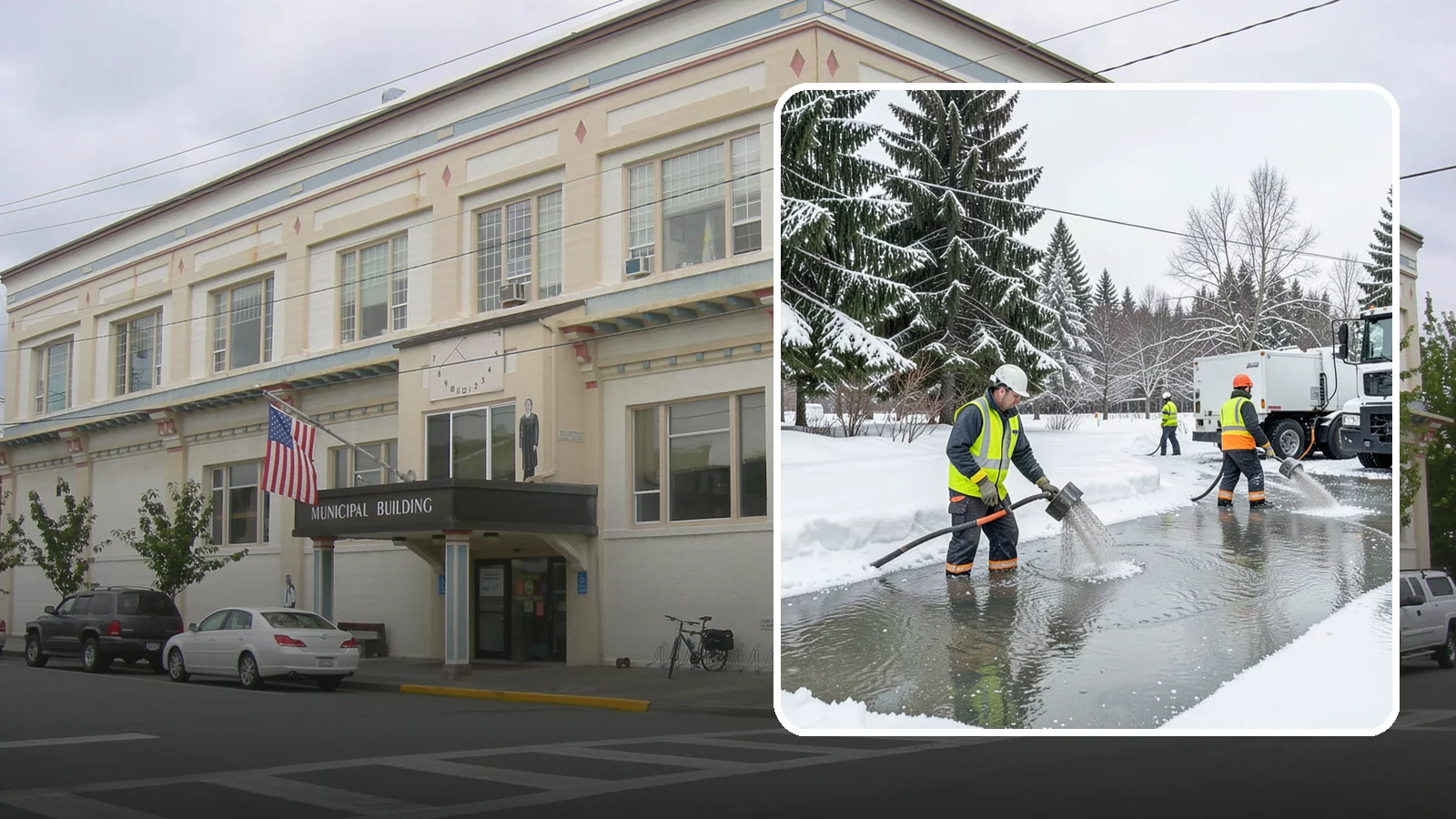 Snowmelt Flooding Cleanup in Anacortes, Skagit County, WA - When rapid snowmelt floods your property, we clear the water and treat surfaces before the refreeze sets in.