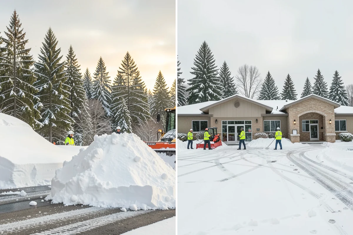Snowmelt Flooding Cleanup in Anacortes, Skagit County, WA - Identify ponding areas and locate blocked or frozen drains