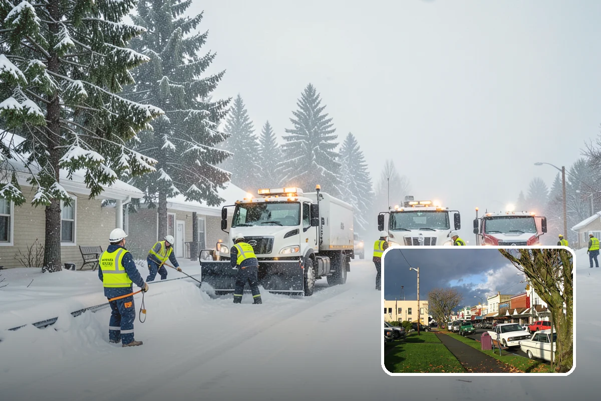 Snowmelt Flooding Cleanup in Arlington, Snohomish County, WA - Rapid clearing of ponded meltwater before it refreezes into sheets