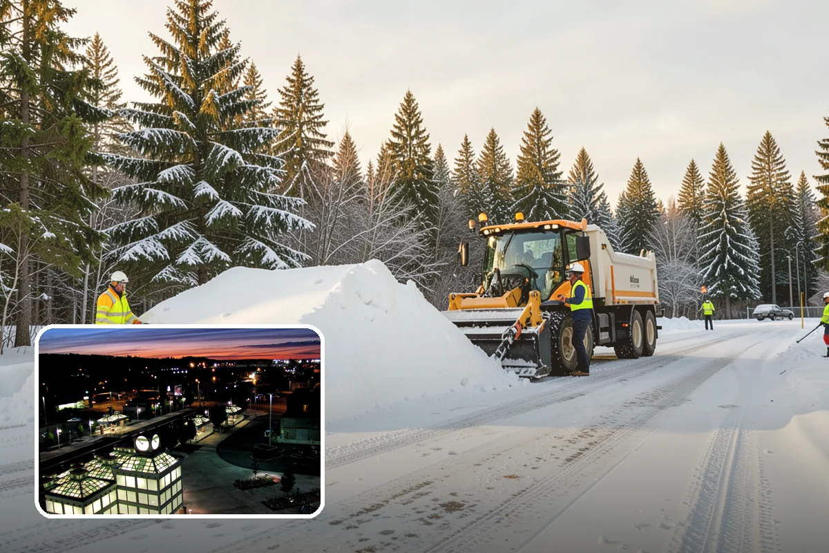 Snowmelt Flooding Cleanup in Auburn, King County, WA - Rapid clearing of ponded meltwater before it refreezes into sheets