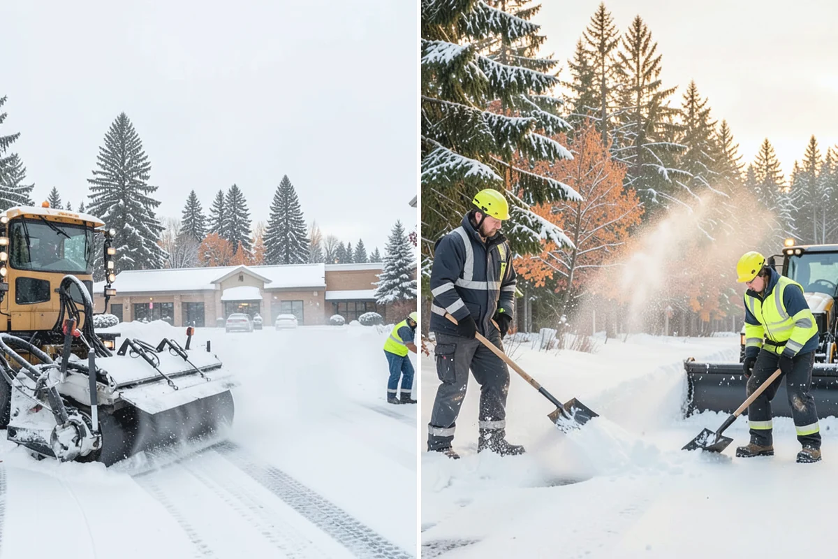 Snowmelt Flooding Cleanup in Auburn, King County, WA - Identify ponding areas and locate blocked or frozen drains