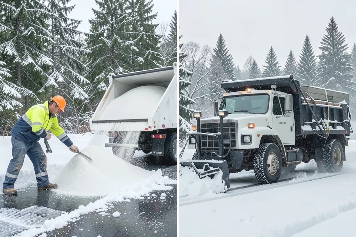 Snowmelt Flooding Cleanup in Beaux Arts Village, King County, WA - Identify ponding areas and locate blocked or frozen drains