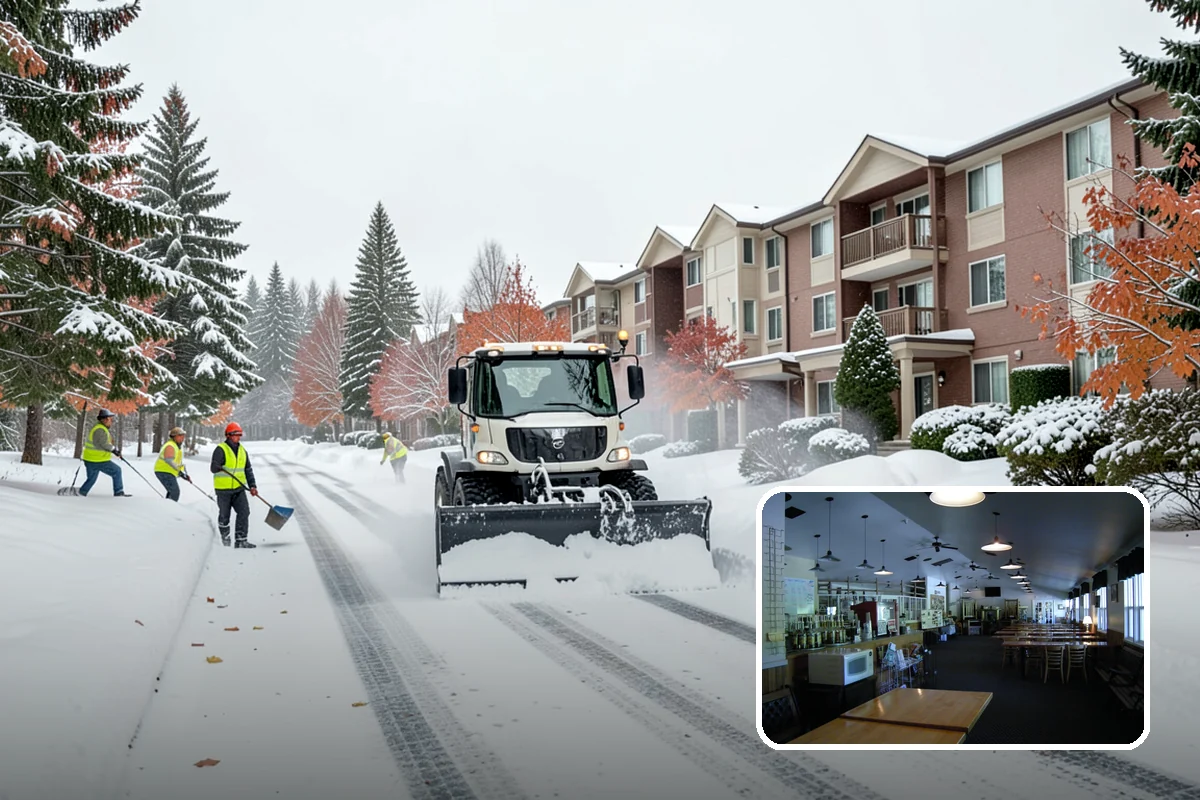 Snowmelt Flooding Cleanup in Black Diamond, King County, WA - Rapid clearing of ponded meltwater before it refreezes into sheets
