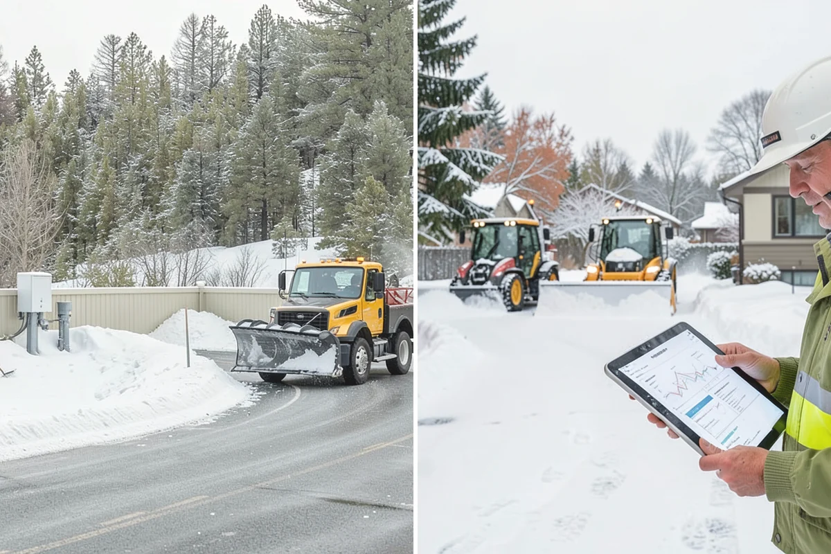 Snowmelt Flooding Cleanup in Burien, King County, WA - Identify ponding areas and locate blocked or frozen drains