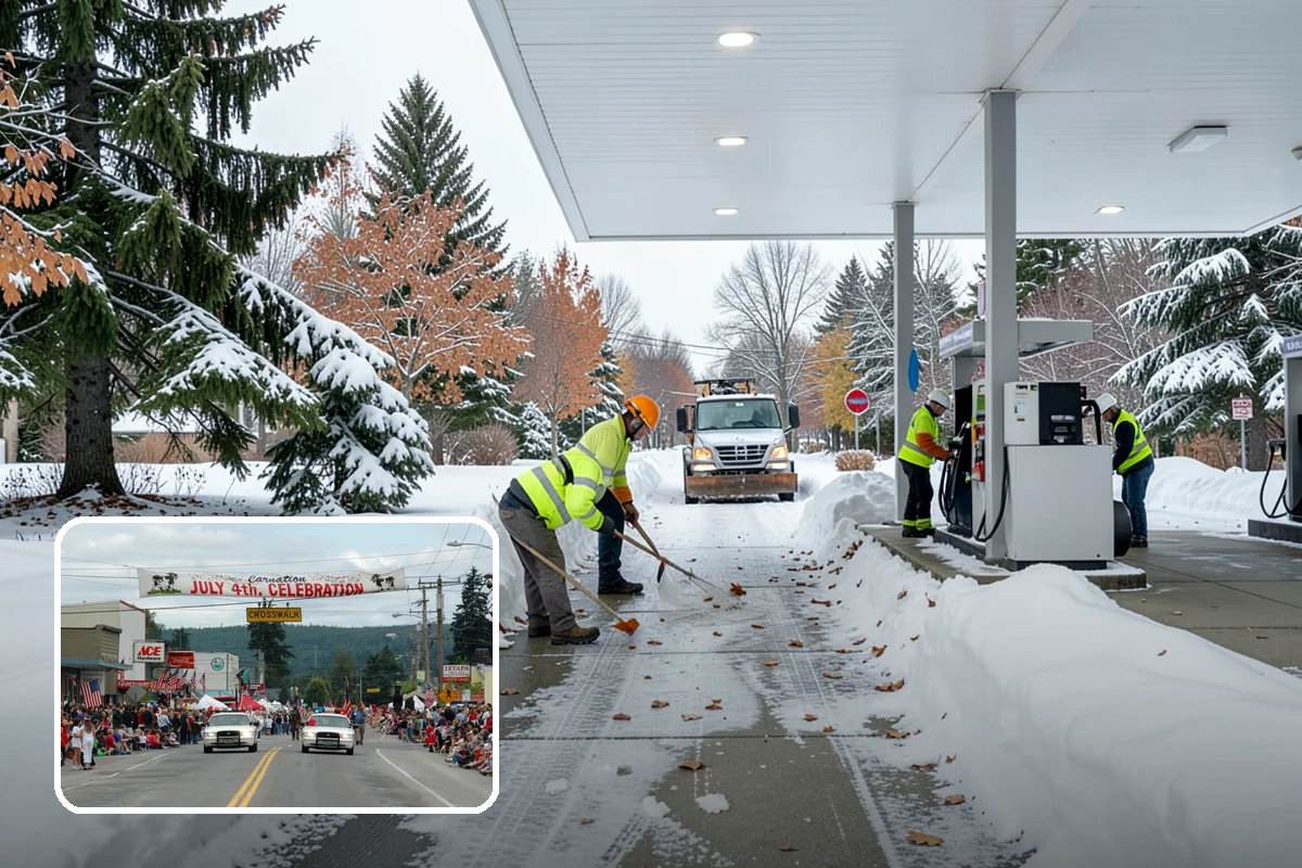Snowmelt Flooding Cleanup in Carnation, King County, WA - Rapid clearing of ponded meltwater before it refreezes into sheets